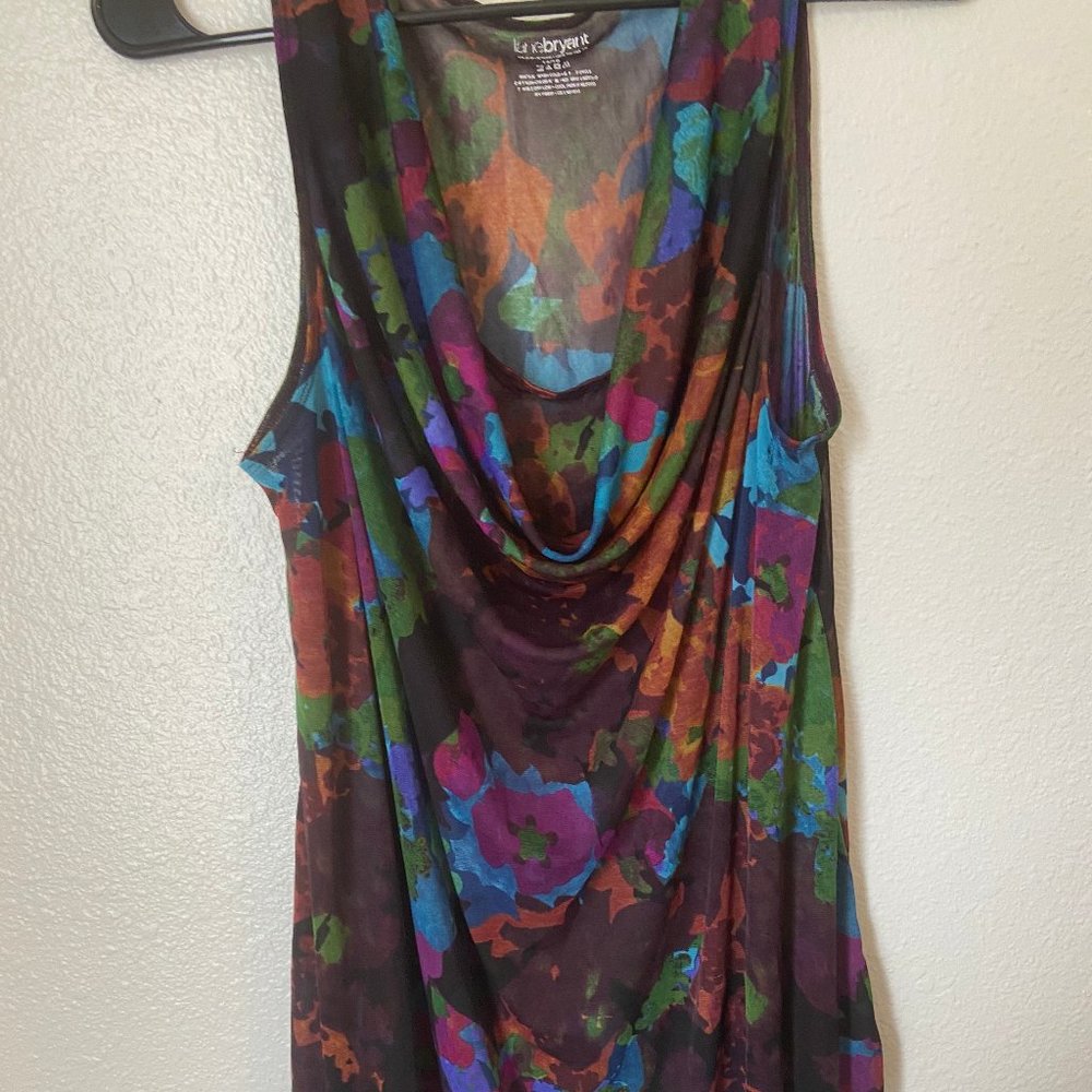 Multicolored Blouse Tank Top